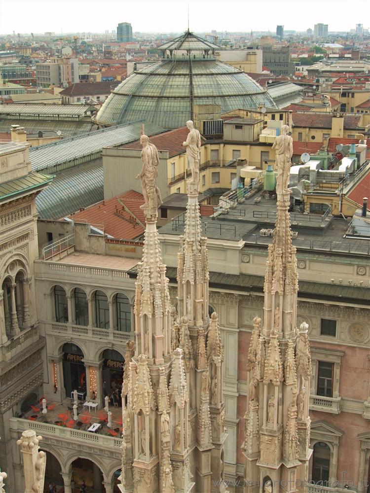 Milan (Italy) - Sight from the roof of the Duomo